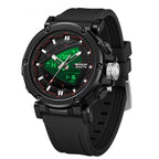 Sanda 9052 Durable Outdoor Men's Analog Digital Watch Vibration Sports Watch Men's Fashion Waterproof Electronic Watch