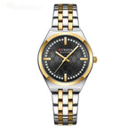 CURREN Women's Quartz Watch Luxury Diamond Stainless Steel Strap Waterproof Small Dial Ladies Casual Watches
