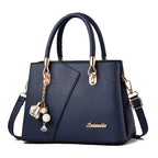 Women's Fashionable Handbag One Shoulder Bag Litchi Pattern Large Capacity Crossbody Shoulder Bag Women Handbag