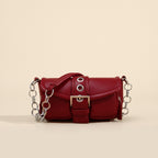 Women's Niche Design Mini Retro Ring Chain Underarm Bag