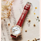 AILANG Women's WristWatch Luxury Watches Waterproof Leather Automatic Mechanical Women Wristwatch
