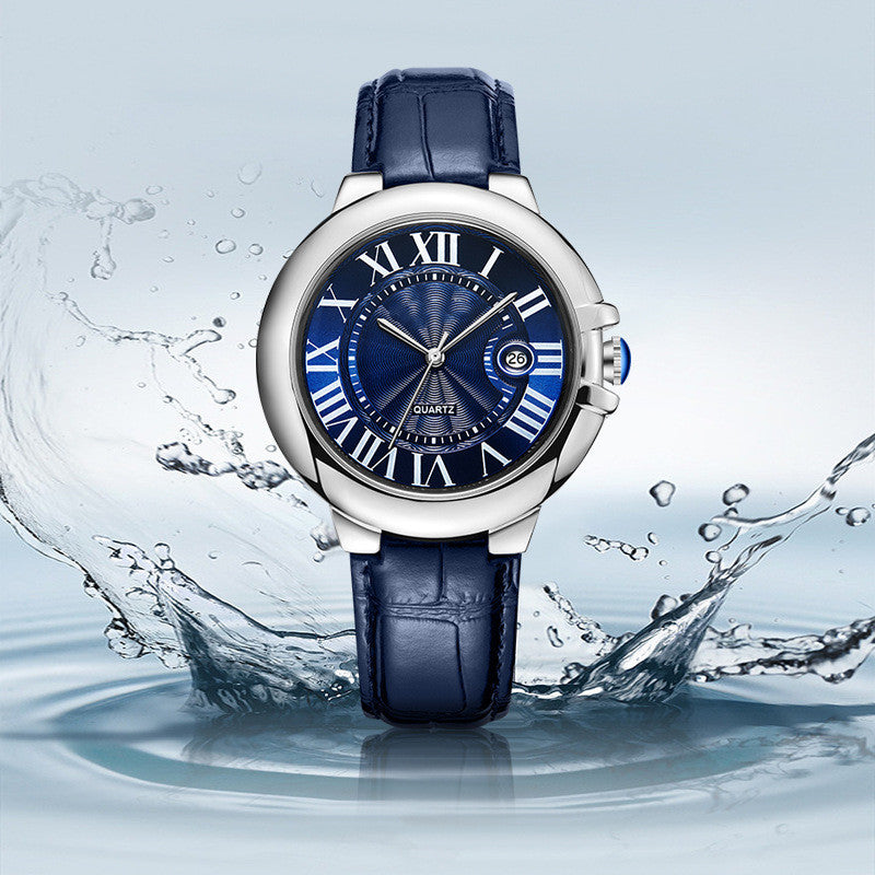 Men's Quartz Watch Stainless Steel Mesh Band Wrist watch Roman Numerals