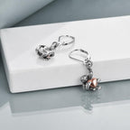 Sloth Leverback Dangle Drop Earrings Jewelry in Yellow Gold Plated Sterling Silver