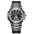 RORIOS Simple Men's Watch Casual Quartz Wrist Watch Waterproof Calendar Luminous Analogue Stainless Steel Strap - Acquisti Online