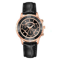 YOLAKO Dames Modieus Hoogwaardig Strass Gemaakt Dameshorloge Drie-Oog Diamant Dames Quartz Horloge