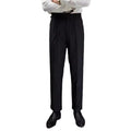 Herenmode Casual Formele Broek Wolmix Enkel Geplooid Gestreept Pak Zakelijke Casual Formele Herenbroeken