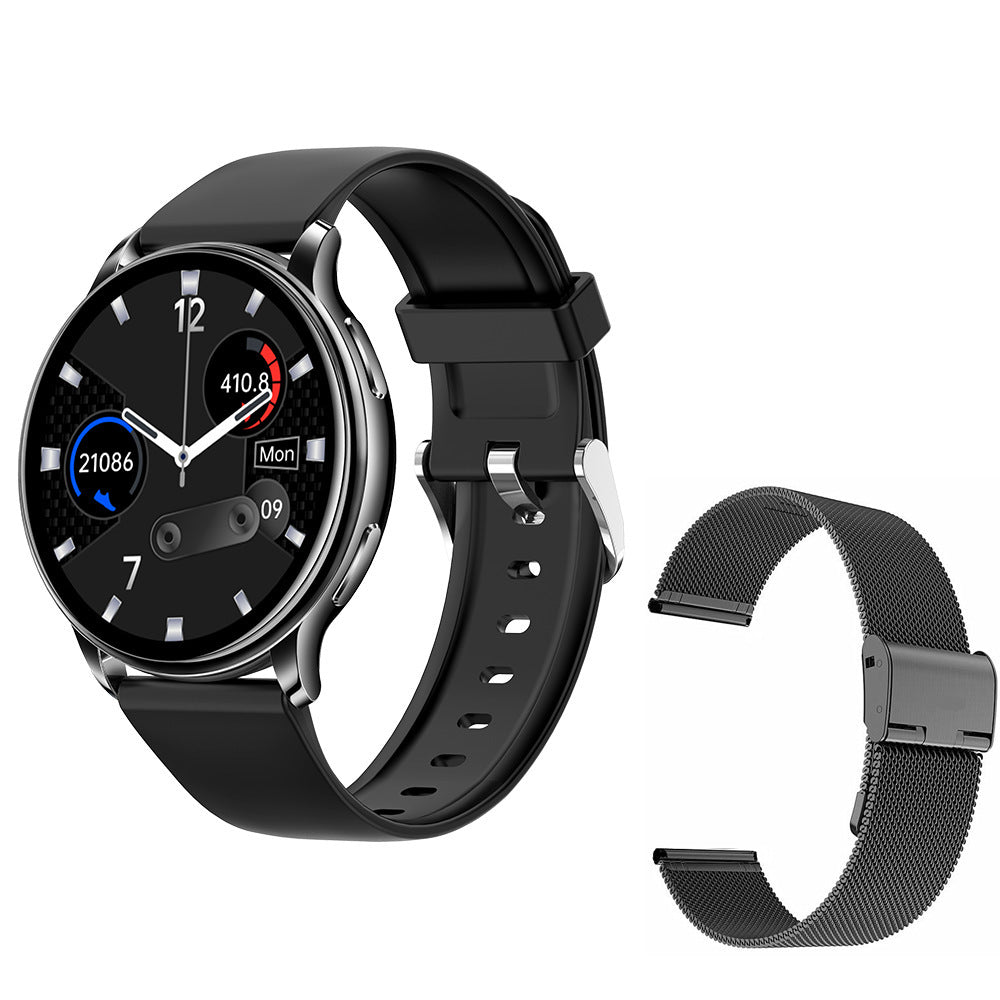 Smartwatch Rond scherm Bluetooth Bellen Hartslag Bloedzuurstof Slaapmonitoring