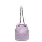 Women's Style Simple Women's Fashion Diamond Texture One-shoulder Bucket Crossbody Bag