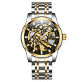 Fashionable Stainless Steel Hollow Luminous Men's Watch