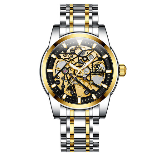 Modieus roestvrij staal hol lichtgevend herenhorloge