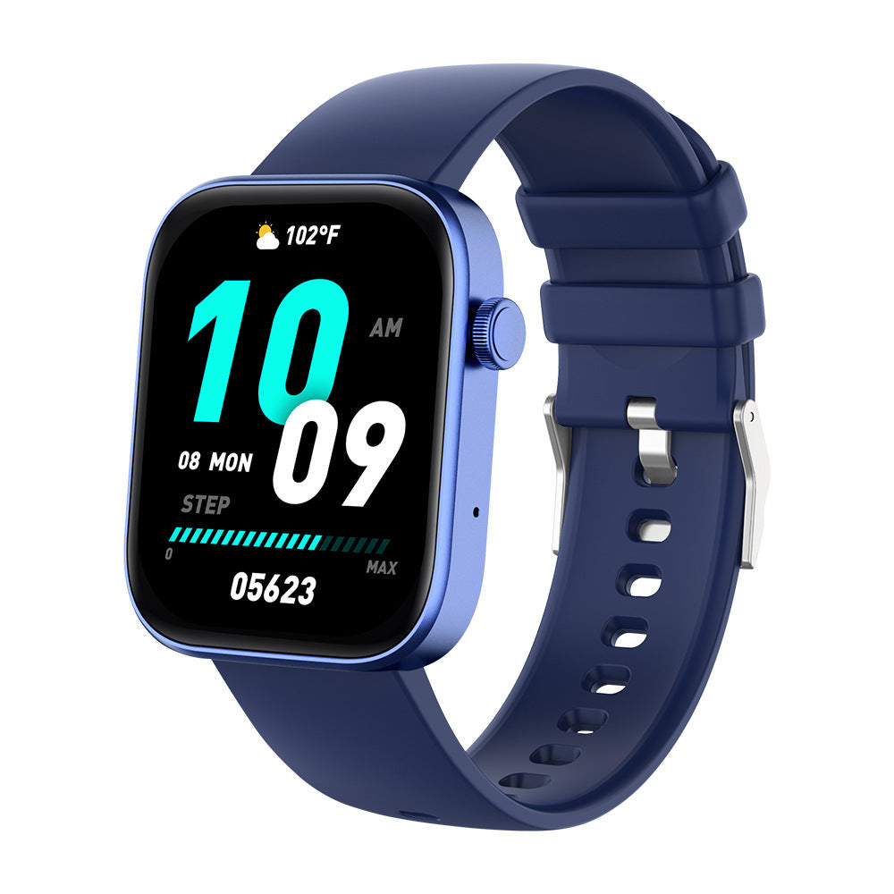 Smartwatch con chiamata vocale, display HD da 1,9", fitness tracker Bluetooth, monitoraggio della salute e del sonno, ricarica rapida, IP68 impermeabile, compatibile con Android e iOS.
