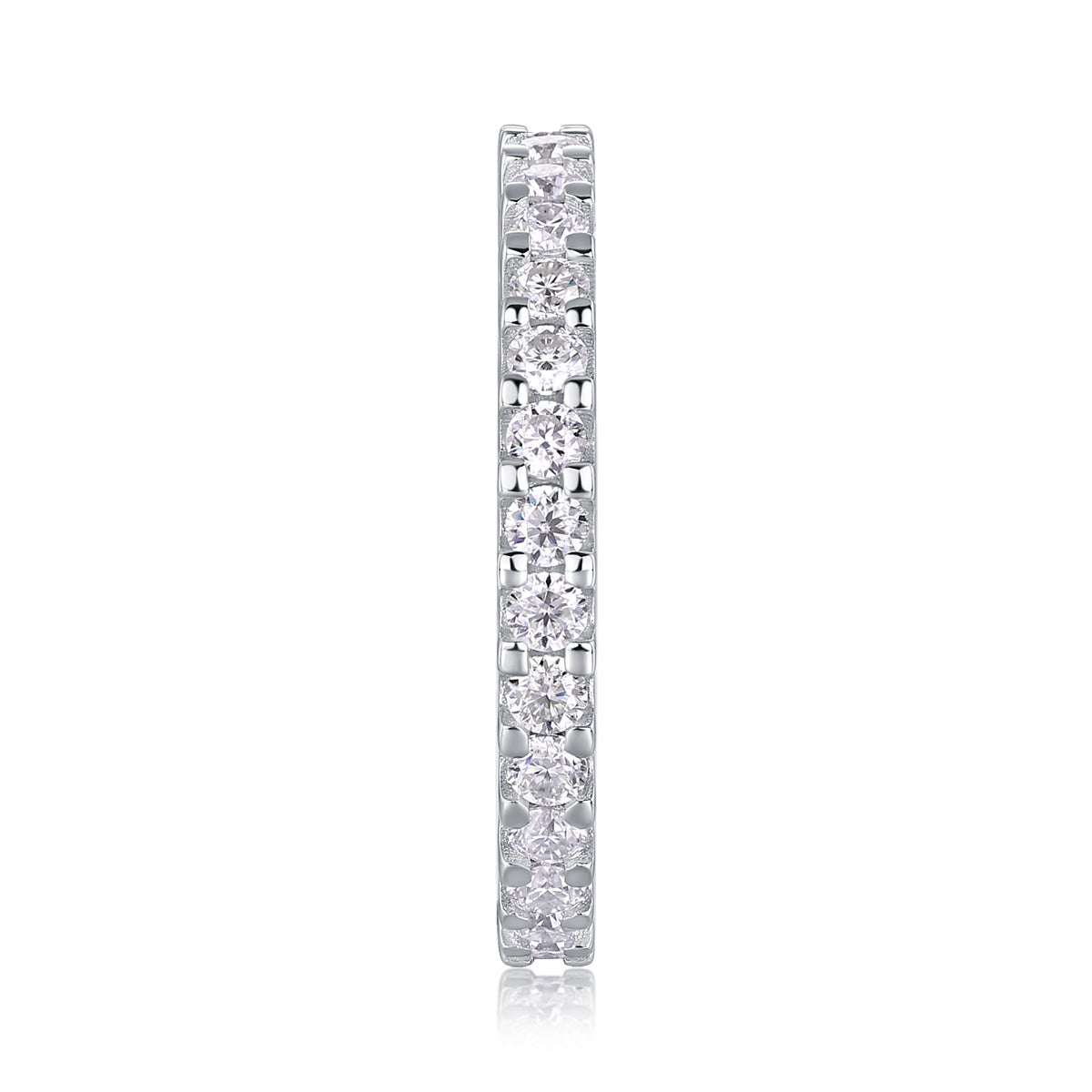 Women's Luxury Ring Moissanite Diamond Ring 925 Sterling Silver Rhodium Plated Fashionable Women Engagement Ring