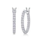 Women Luxury Earring S925 Sterling Silver Streamer Moissanite Diamond Earrings Classic Hoop Stud Fashion Women Earrings