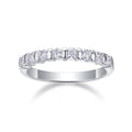 Women Luxury Ring 925 Sterling Silver Moissanite Diamond Ring High-End 18K White Gold Women Engagement Silver Ring