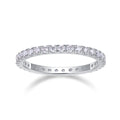 Women Luxury Ring 925 Sterling Silver Rhodium Plated  Moissanite Diamond Ring High Quality Women Engagement Ring
