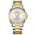 CURREN Fashion Brand Couple Watch Simple Quartz Stainless Steel Band Wristwatch Casual Business Couple Watch