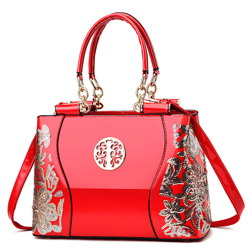 Dames handtas met meerdere ritsvakken, grote capaciteit, luxe schoudertas, diagonale crossbody, modieuze damestas