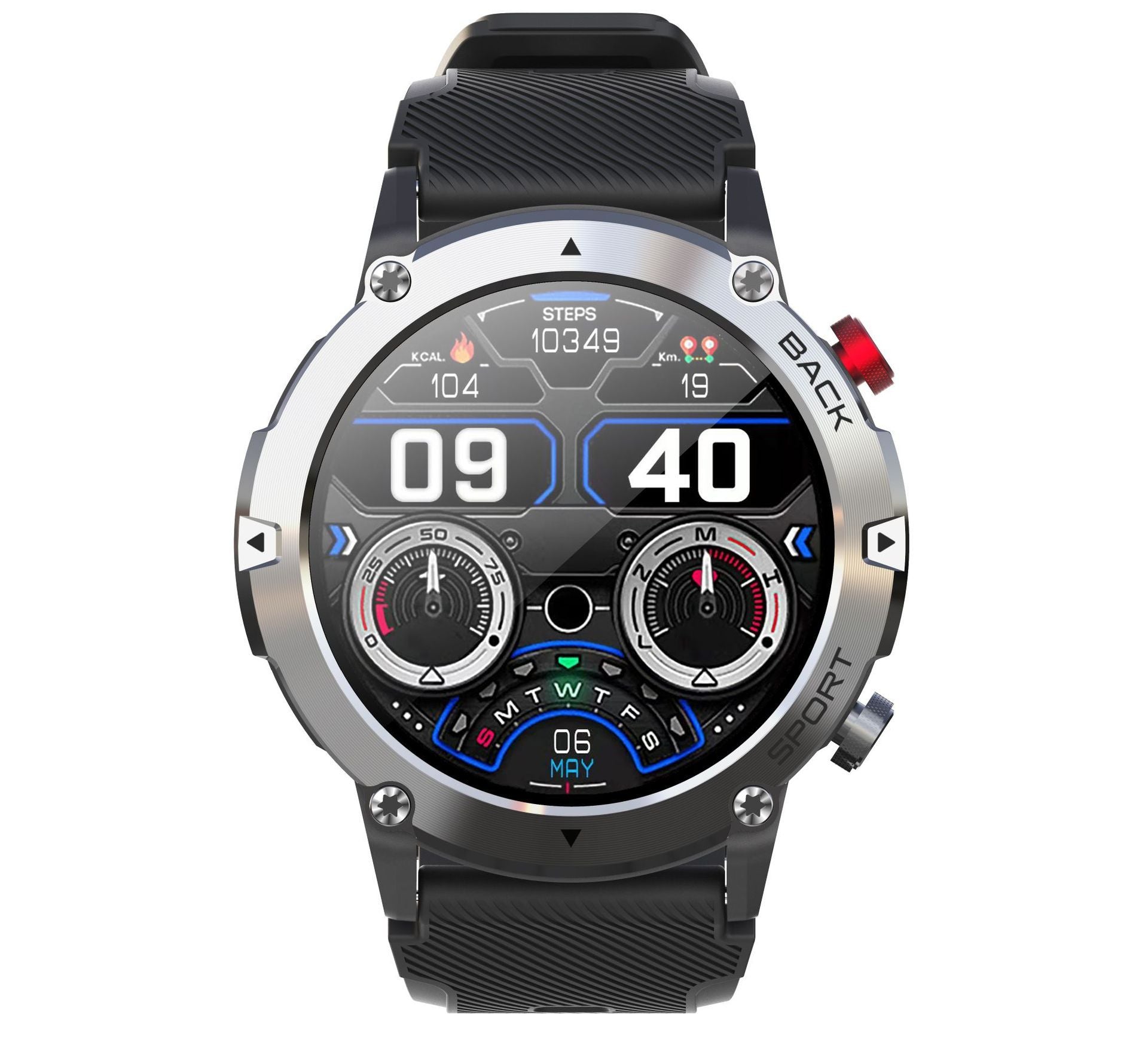 Smart Watch Men Bluetooth Call IP67 Waterproof Fitness Heart Rate Monitor Smartwatch for iOS Android - Acquisti Online