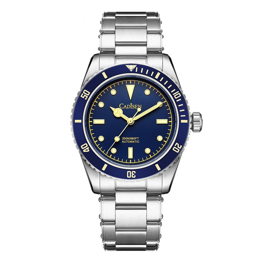 CADISEN Mens Automatic Watch Mechanical NH35 Movement Waterproof Sapphire Glass Casual Business Watches