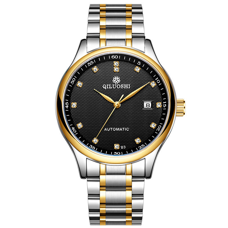 Orologio meccanico automatico impermeabile da uomo, casual e alla moda