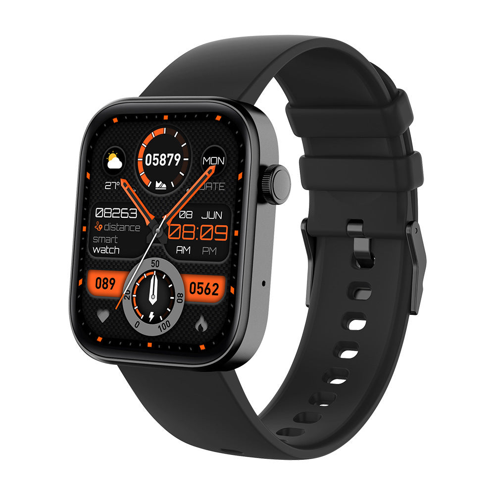 Smartwatch con chiamata vocale, display HD da 1,9", fitness tracker Bluetooth, monitoraggio della salute e del sonno, ricarica rapida, IP68 impermeabile, compatibile con Android e iOS.