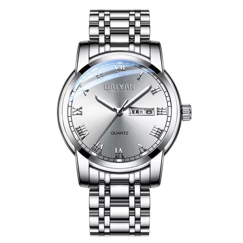 Nuovo marchio di lusso, moda, affari, tempo libero, orologio da polso, sportivo, impermeabile, orologio al quarzo con calendario