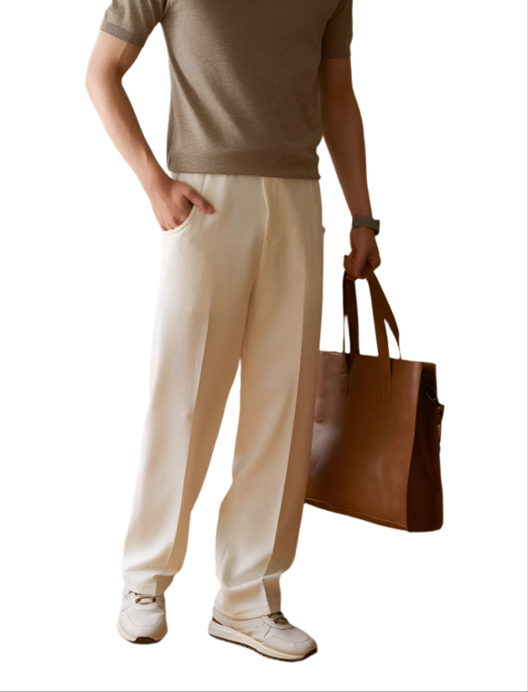 Fashion Straight Casual Long Pants Men's Thin