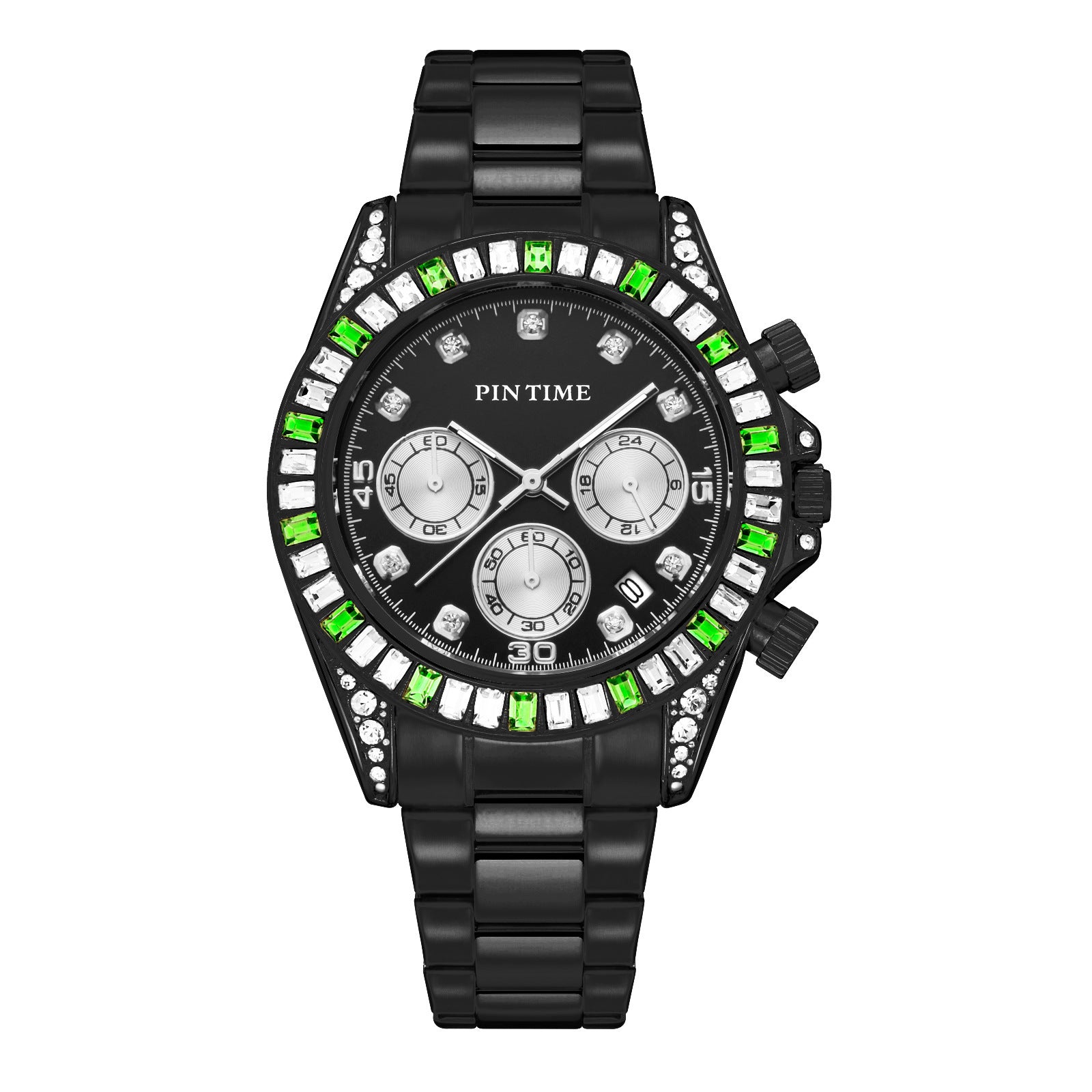Mode stalen band horloge voor mannen en vrouwen