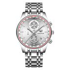 Nieuw heren quartzhorloge, multifunctioneel, modieus en waterdicht horloge