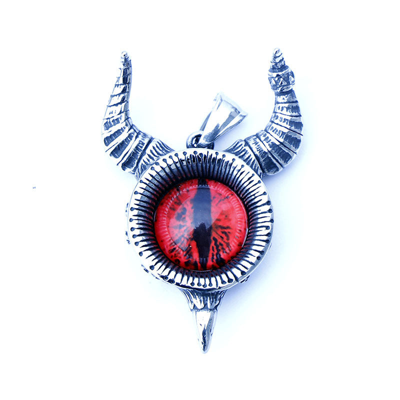 Split Ghost Eye Pendant Hipster Retro Nacklaces