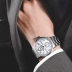 FEICE Men's Automatic Watch Mechanical Analog Waterproof Wrist Watches Sapphire Sport Swimming Mens Watch Timepiece Casual Dress Watches for Men - Acquisti Online