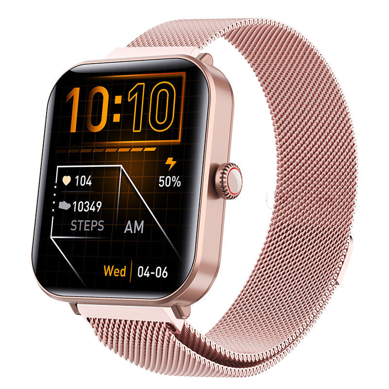 Smartwatch F57Pro con diverse modalità sportive, fitness, notifiche e frequenza cardiaca, 1,85 pollici, touch screen con risposta/chiamata, orologio IP68 per Android iOS