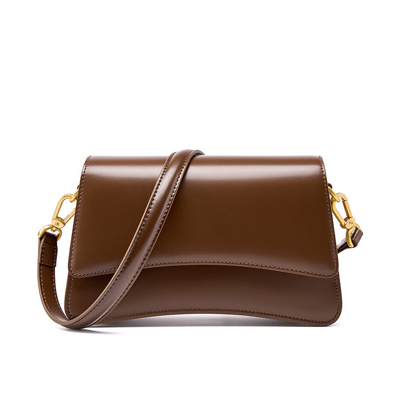 Fashionable Women's Shoulder Bag Small Square Original Leather Large Capacity Crossbody Bag Women's Shoulder Bag
