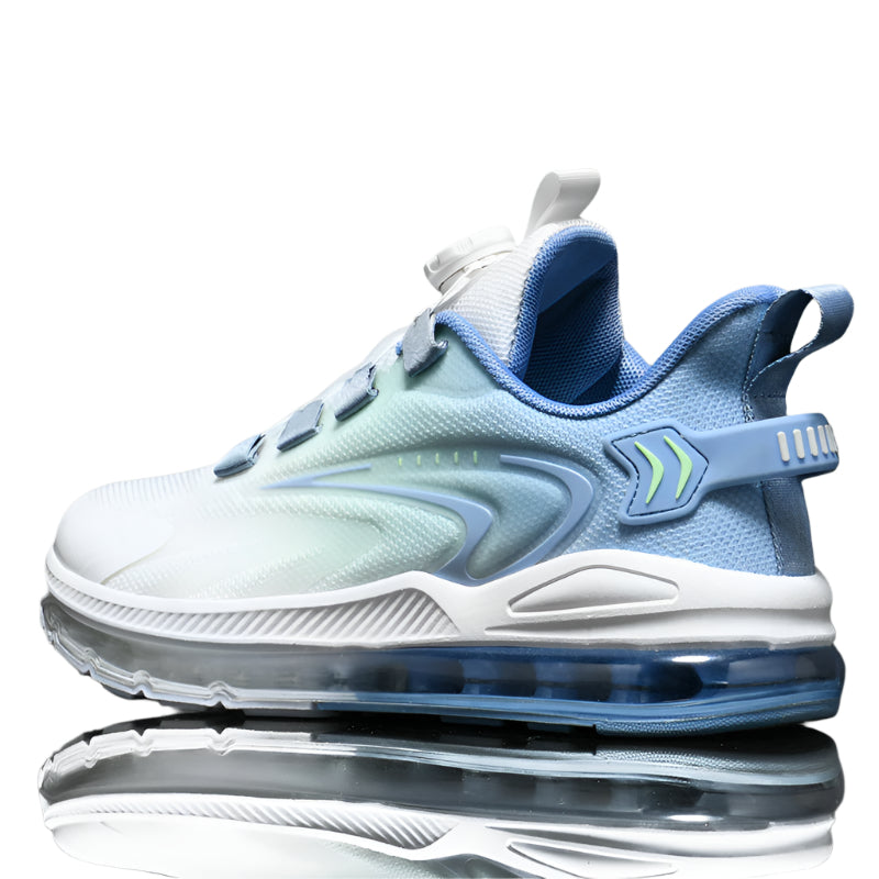 Rotating Buckle Full Palm Flying Woven Air Cushion Sneaker
