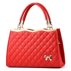 Female Bag Spring New Embroidered Rhombus Ladies Handbag