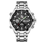 Orologio sportivo multifunzione in lega con calendario da uomo