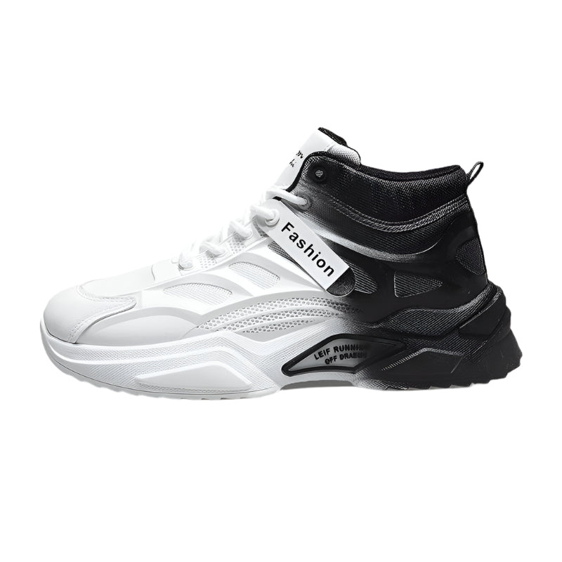 Men's Sports Casual Thick Bottom Wear-resistant High-top Shoes