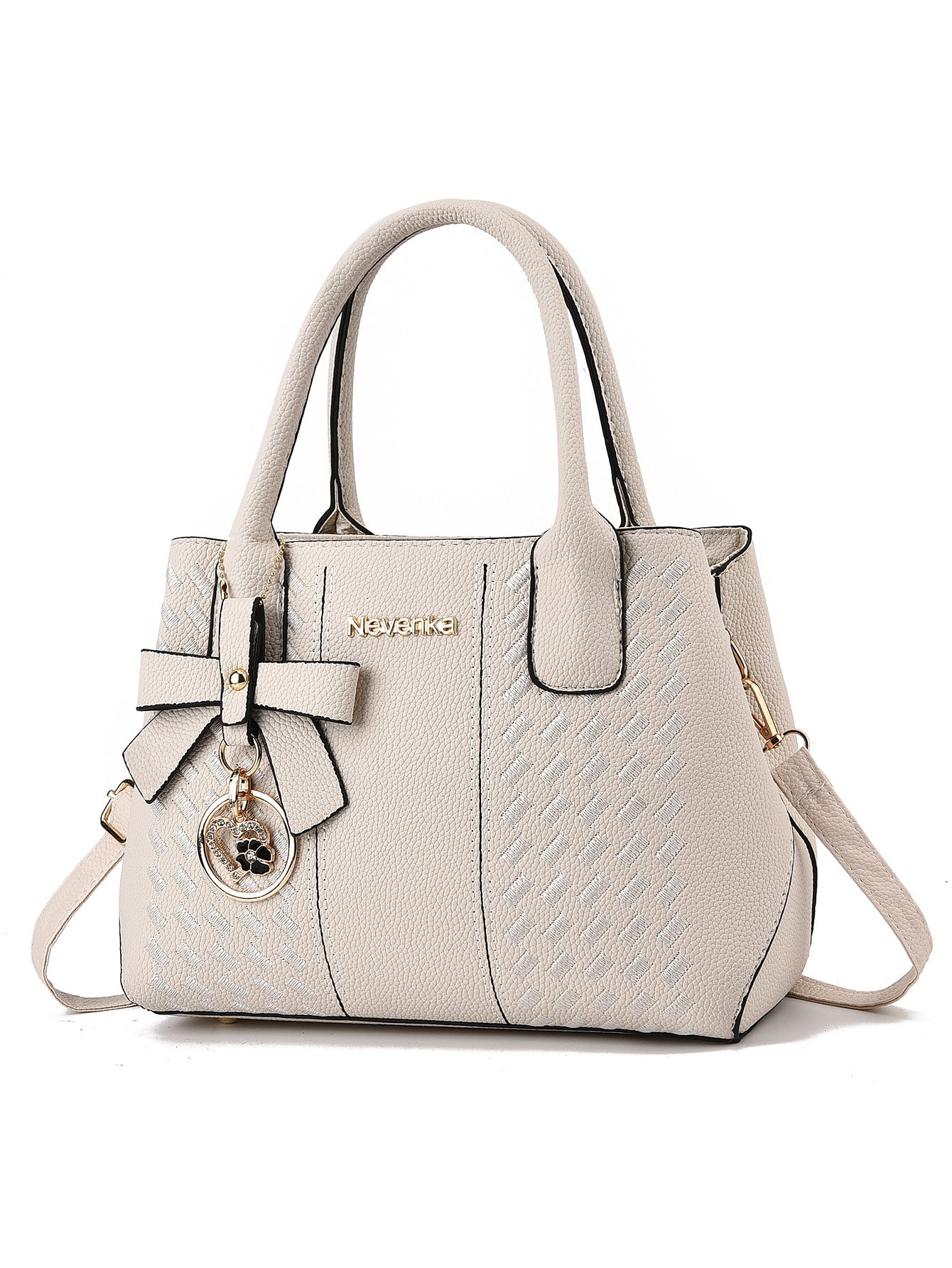 Women's Bag Fashionable Handbag Original Leathe Shoulder Bag Multi Pocket Large Capacity Portable Shoulder Messenger Bag