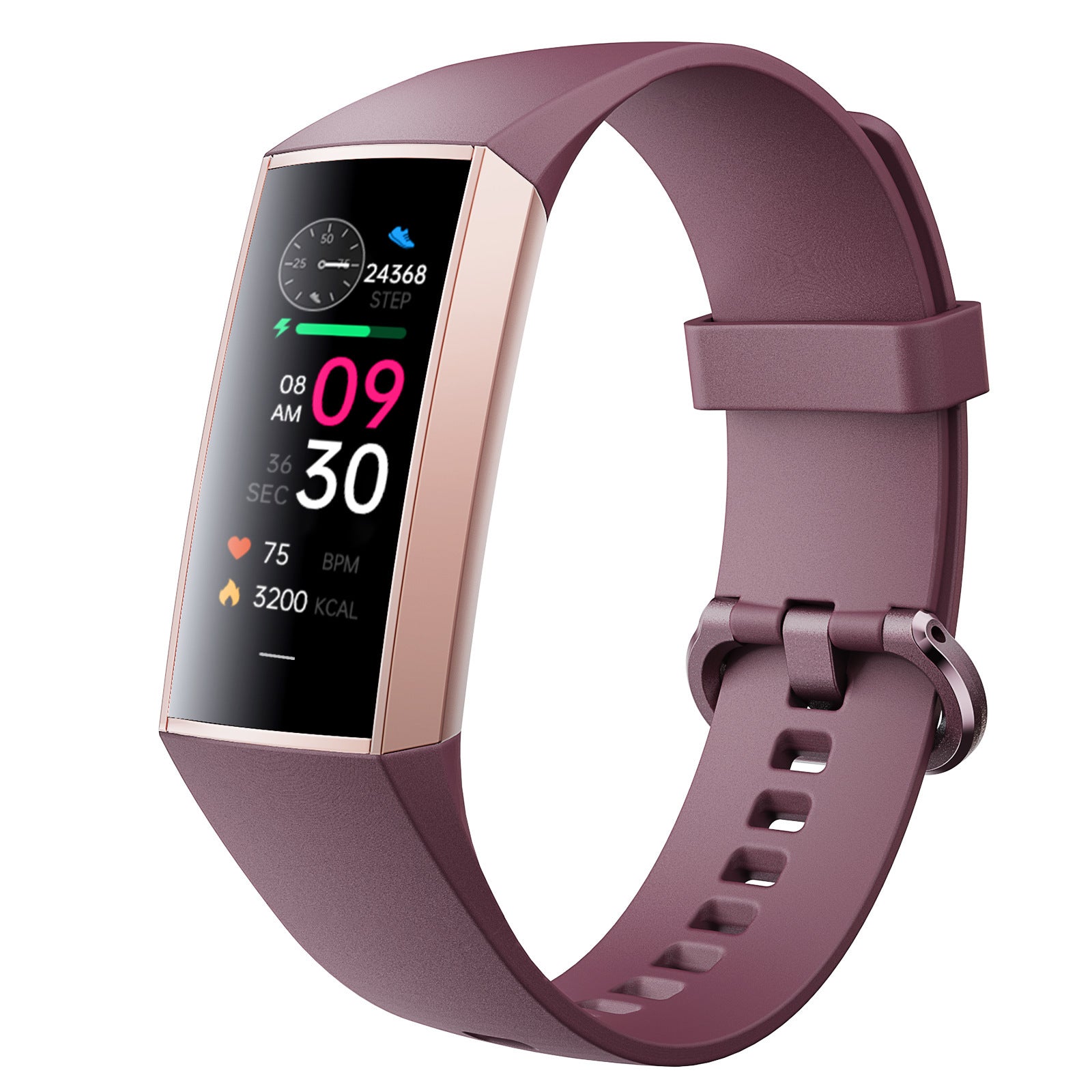 C80 Smart Armband 1.1Inch Amoled Display Hartslag Bloeddrukmeter Fitness Tracker Smart Sports Smart Watch