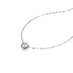 Karat Moissanite ketting S925 sterling zilveren hanger