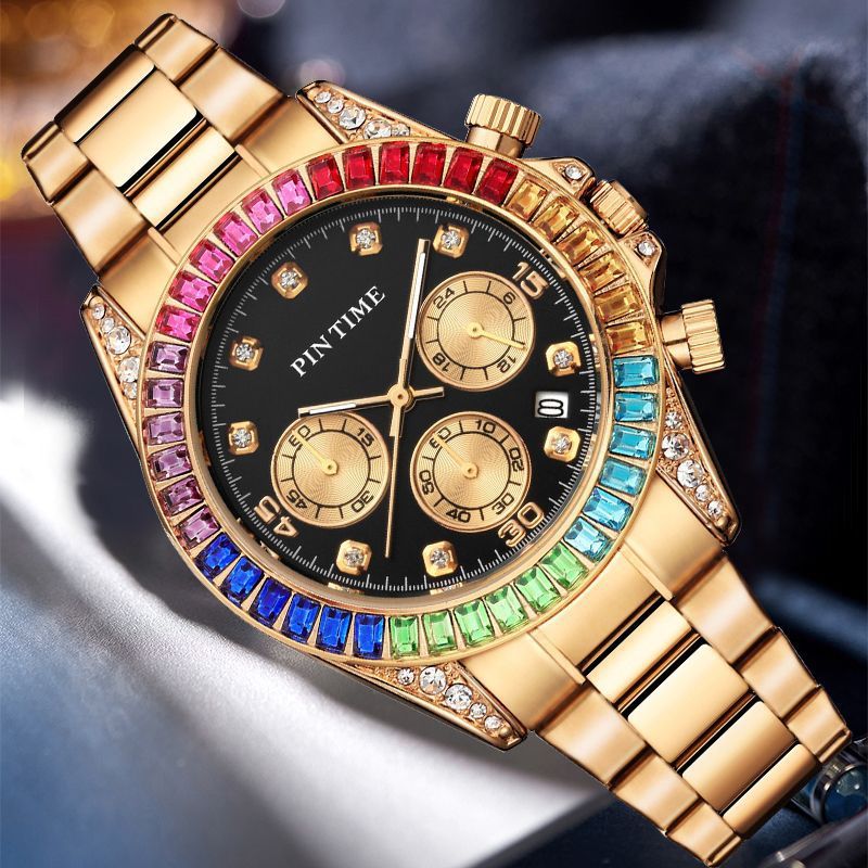 Mode stalen band horloge voor mannen en vrouwen