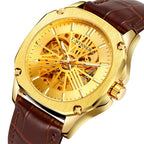 Orologio da polso automatico di lusso da uomo T-WINNER WRG8182