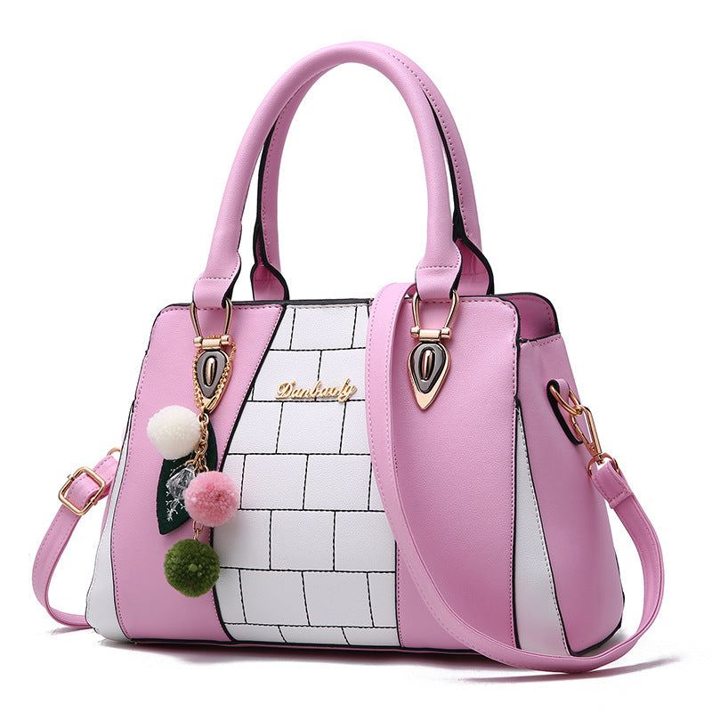 Women Shoulder Bags Fashionable Handbag Pu Leather Crossbody Large Capacity Waterproof Women's Shoulder Handbag