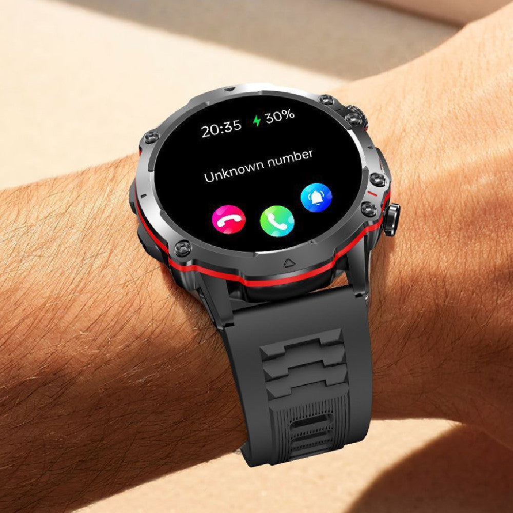 Man Multifunction Sports Bluetooth 1.43 in Amoled Display Smart Watch - Acquisti Online
