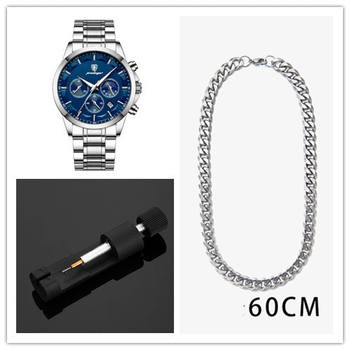 Orologi sportivi da uomo, orologio al quarzo multifunzionale e impermeabile