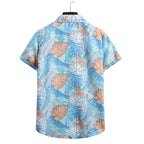 Lente en zomer nieuw heren strand bloemen shirt Hawaiiaans shirt