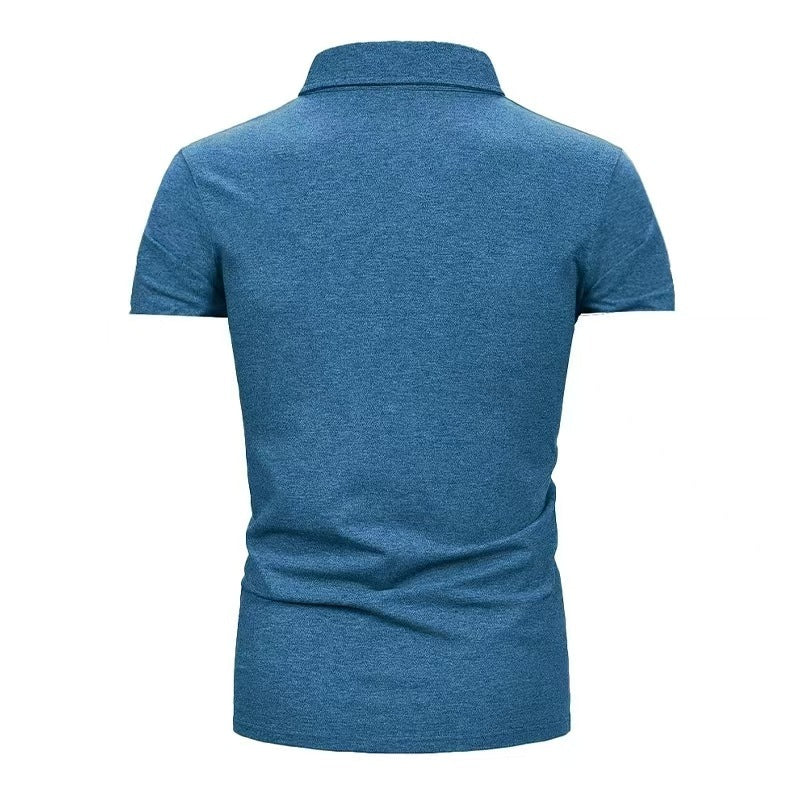 European And American Style Men's Clothing Plaid Short-sleeved Top - Acquisti Online