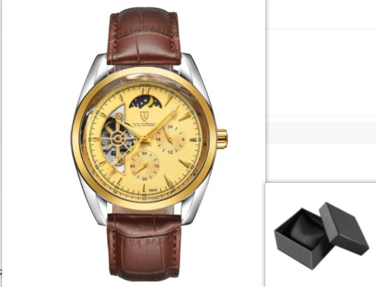 Men's automatic mechanical watch waterproof