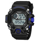 SANDA 326 New Arrival Electronic Digital Movement Dial LED Display Luminous Waterproof Outdoor Sports Men's Wrist Watch