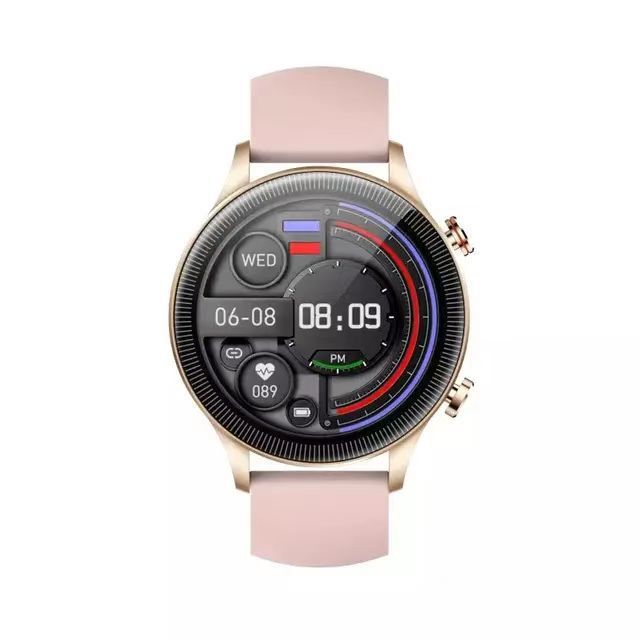 Modieuze bloeddruk-hartslagmeter smartwatch